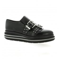 Pao Derby cuir noir