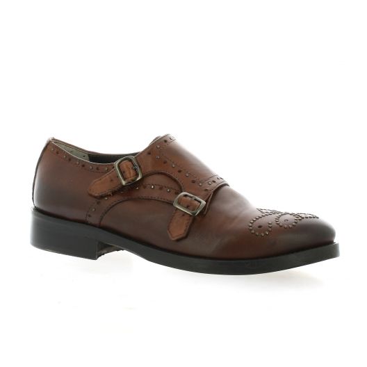 Pao Derby cuir cognac