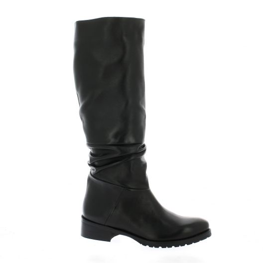 Pao Bottes cuir noir