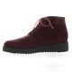 Brenda zaro Boots cuir velours bordeaux