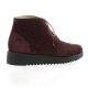 Brenda zaro Boots cuir velours bordeaux