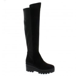 Alpe Cuissardes cuir velours noir