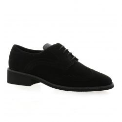 So send Derby cuir velours noir