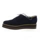 Exit Derby cuir velours marine