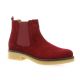 Exit Boots cuir velours bordeaux