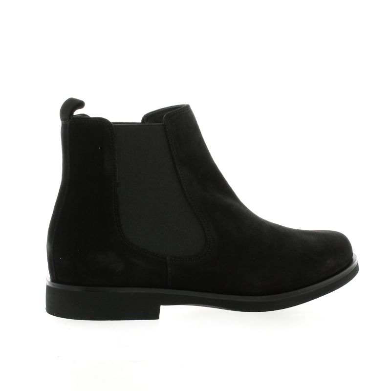 bottines noires velours