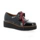 Pao Derby cuir vernis bordeaux