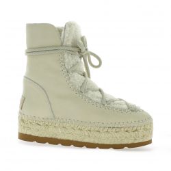 Vidoretta Boots cuir beige