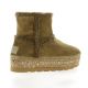 Vidoretta Boots cuir velours camel