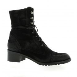 Pao Rangers cuir velours noir