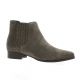 Pao Boots cuir velours gris