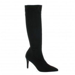 Elizabeth stuart Bottes cuir velours noir