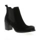 Pao Boots cuir velours noir