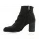 Chio Boots cuir nubuck noir