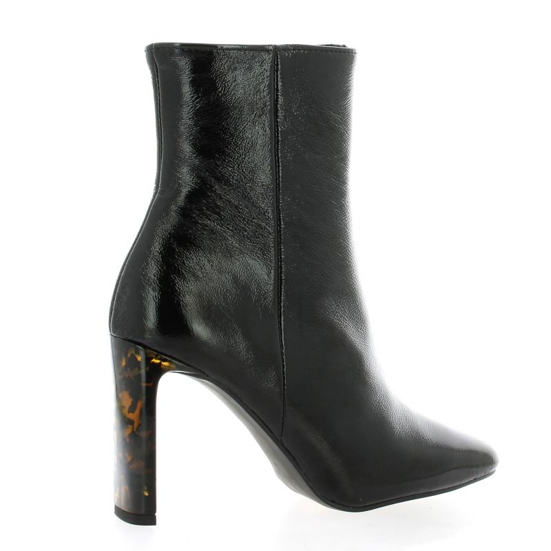 Chaussures Chio cuir vernis noir boots 5647