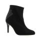 Elizabeth stuart Boots cuir velours noir