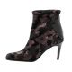 Elizabeth stuart Boots velours lamine noir