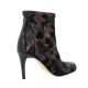 Elizabeth stuart Boots velours lamine noir