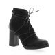 Pao Boots cuir nubuck noir