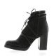 Pao Boots cuir nubuck noir