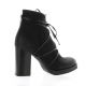 Pao Boots cuir nubuck noir