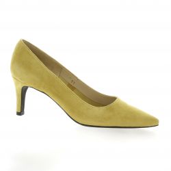 Vidi studio Escarpins cuir velours jaune