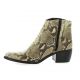 Pao Boots cuir python naturel