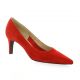 Vidi studio Escarpins cuir velours rouge