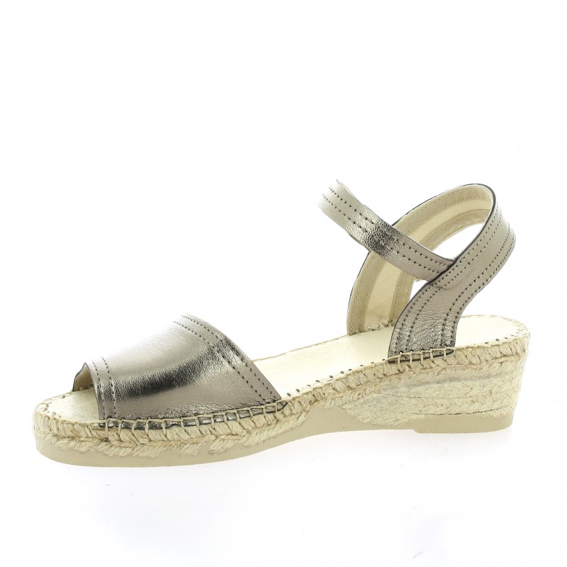 bronze espadrilles