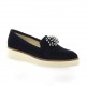 Vidi studio Mocassins cuir velours marine