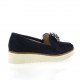 Vidi studio Mocassins cuir velours marine