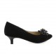 Vidi studio Escarpins cuir velours noir