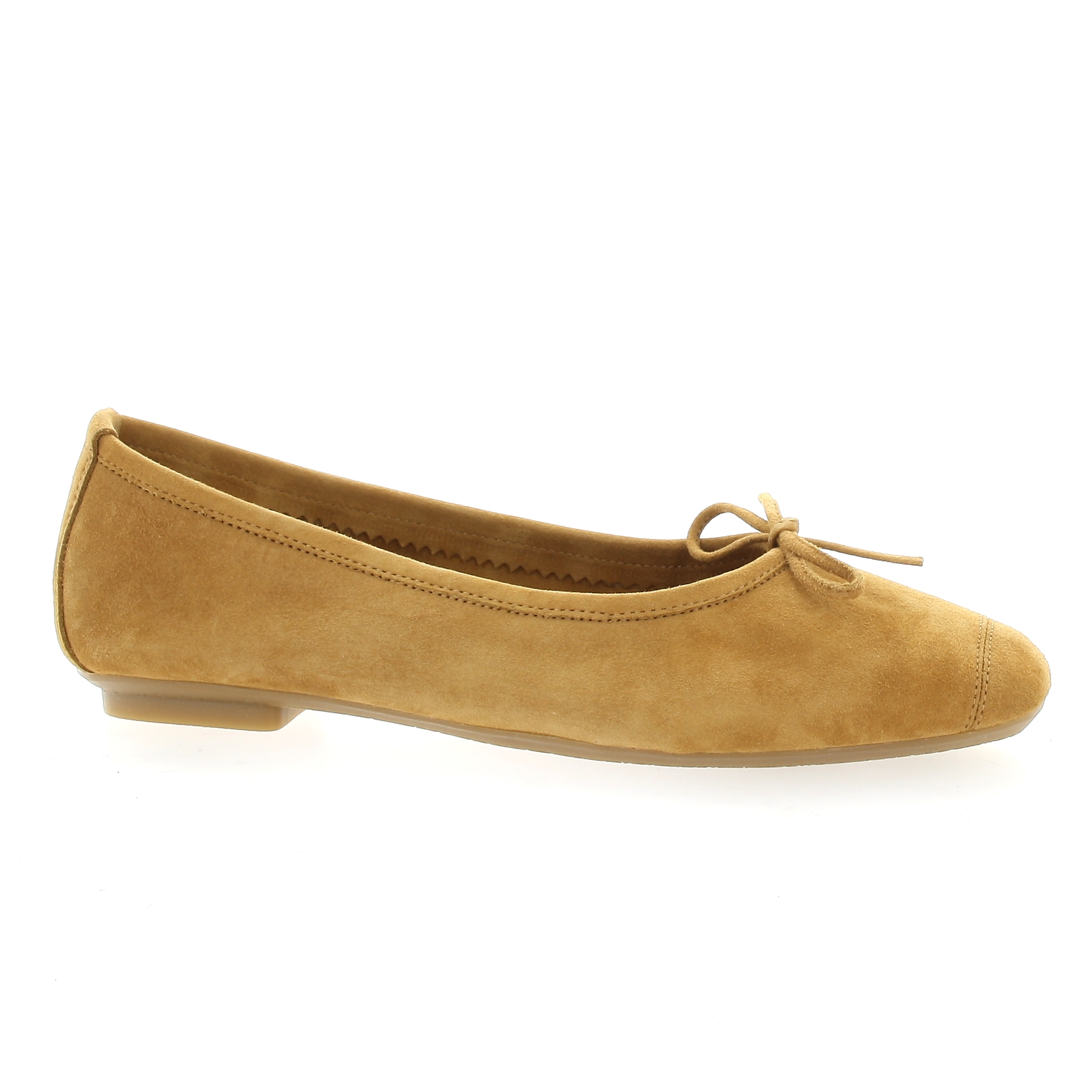 ballerine camel cuir