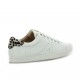 So send Baskets cuir blanc/dalmatien