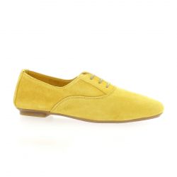 Reqins Derby cuir velours ocre