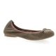 Latina Ballerines cuir velours taupe