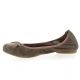 Latina Ballerines cuir velours taupe