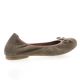 Latina Ballerines cuir velours taupe