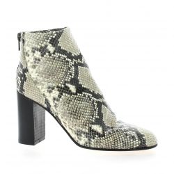 Giancarlo Boots cuir serpent gris