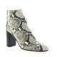 Giancarlo Boots cuir serpent gris