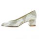 Elizabeth stuart Escarpins cuir python argent