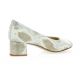 Elizabeth stuart Escarpins cuir python argent