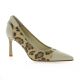 Elizabeth stuart Escarpins cuir velours leopard