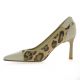 Elizabeth stuart Escarpins cuir velours leopard