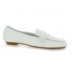 Reqins Mocassins cuir blanc