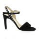 Vidi studio Nu pieds cuir velours noir