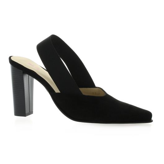 Vidi studio Escarpins cuir velours noir