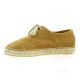 Carmen garcia Espadrille cuir velours whisky