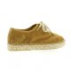 Carmen garcia Espadrille cuir velours whisky