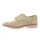 So send Derby cuir velours nude